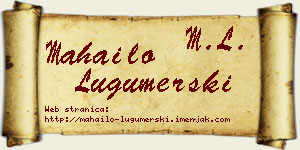 Mahailo Lugumerski vizit kartica